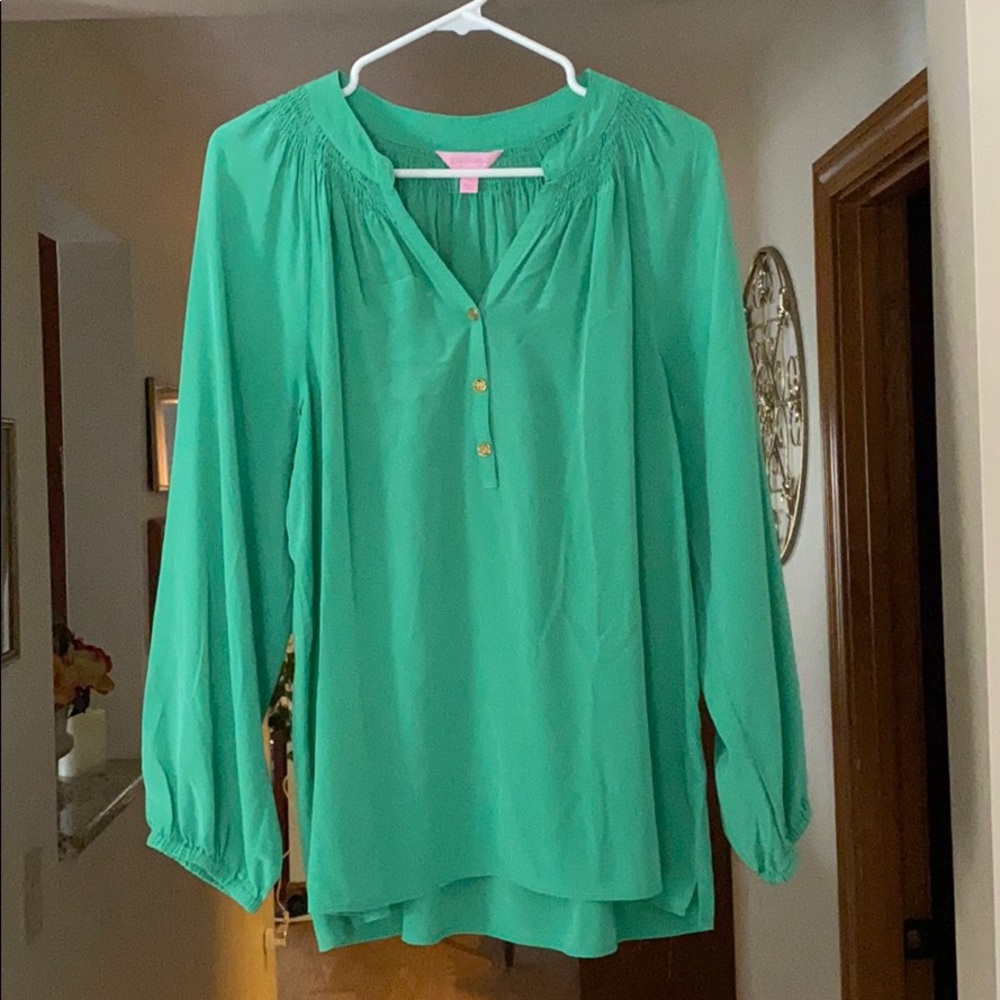 Lilly Pulitzer Silk Blouse L